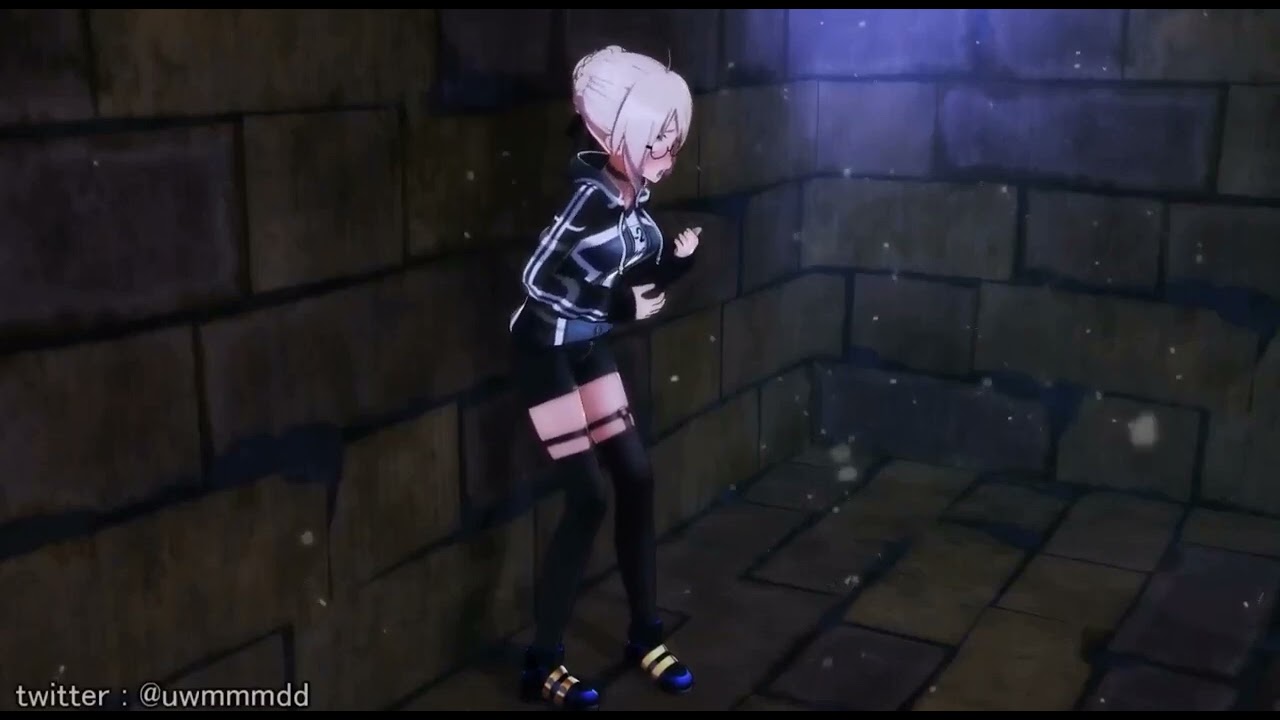 MMD: Anime girl drowned -9