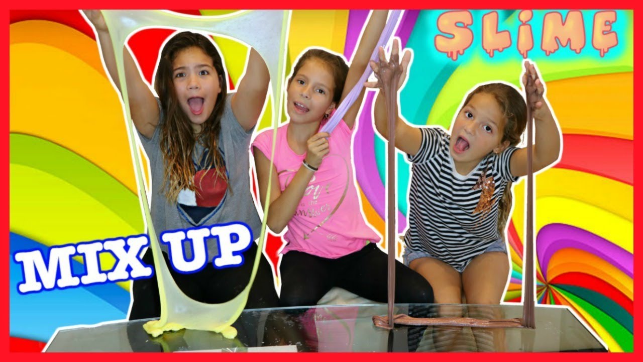 FOLLOW THE STEPS , MIX UP SLIME 