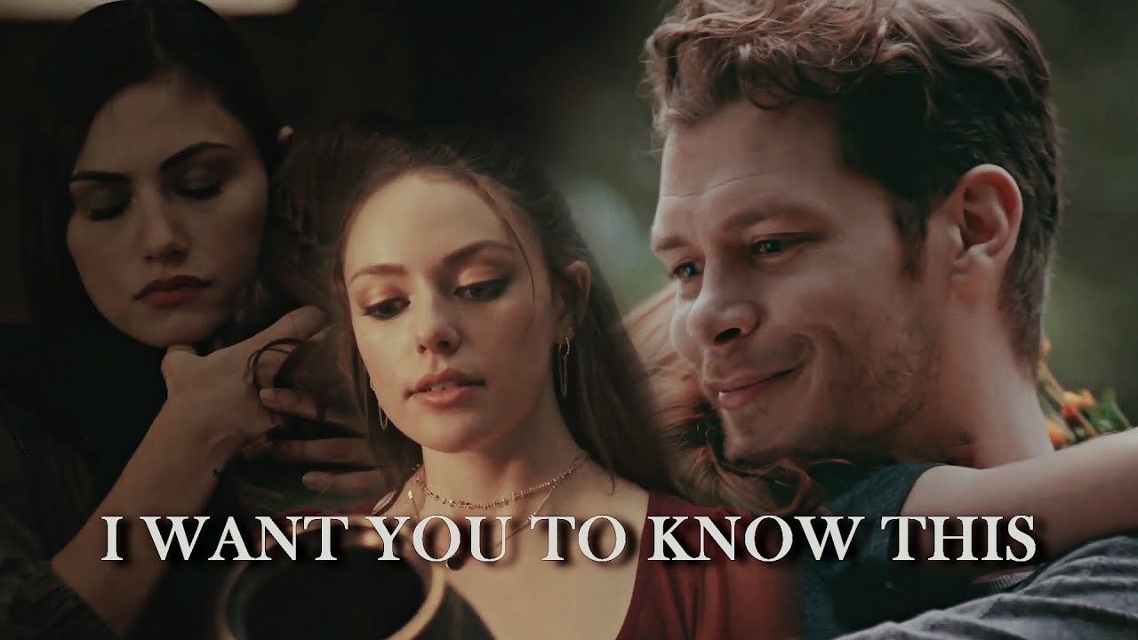 Klaus, Hayley & Hope Mikaelson - I want you to know this