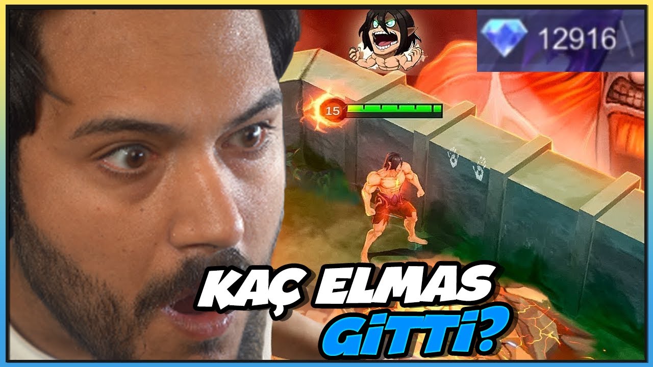 ELMASLAR HARCANDI MI? - Yeni Yin Kostümü - Mobile Legends x Attack on Titan