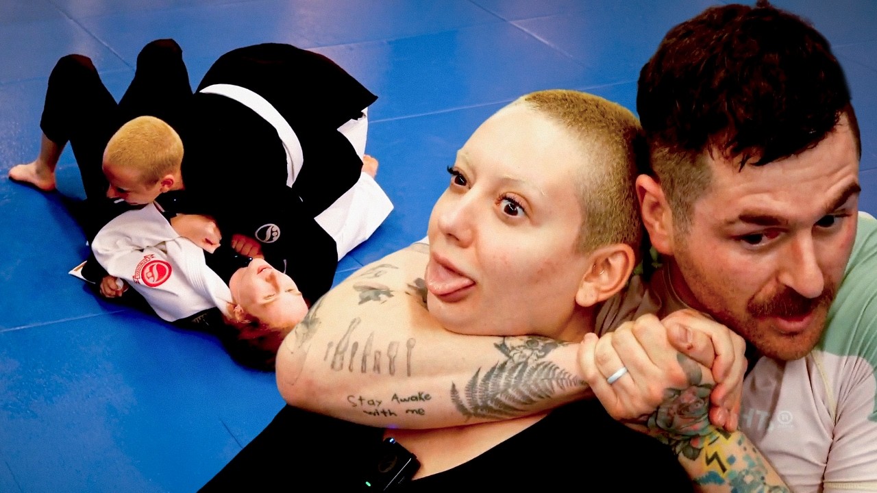 how to do a rear naked choke w/ vanillamace & realkatieb