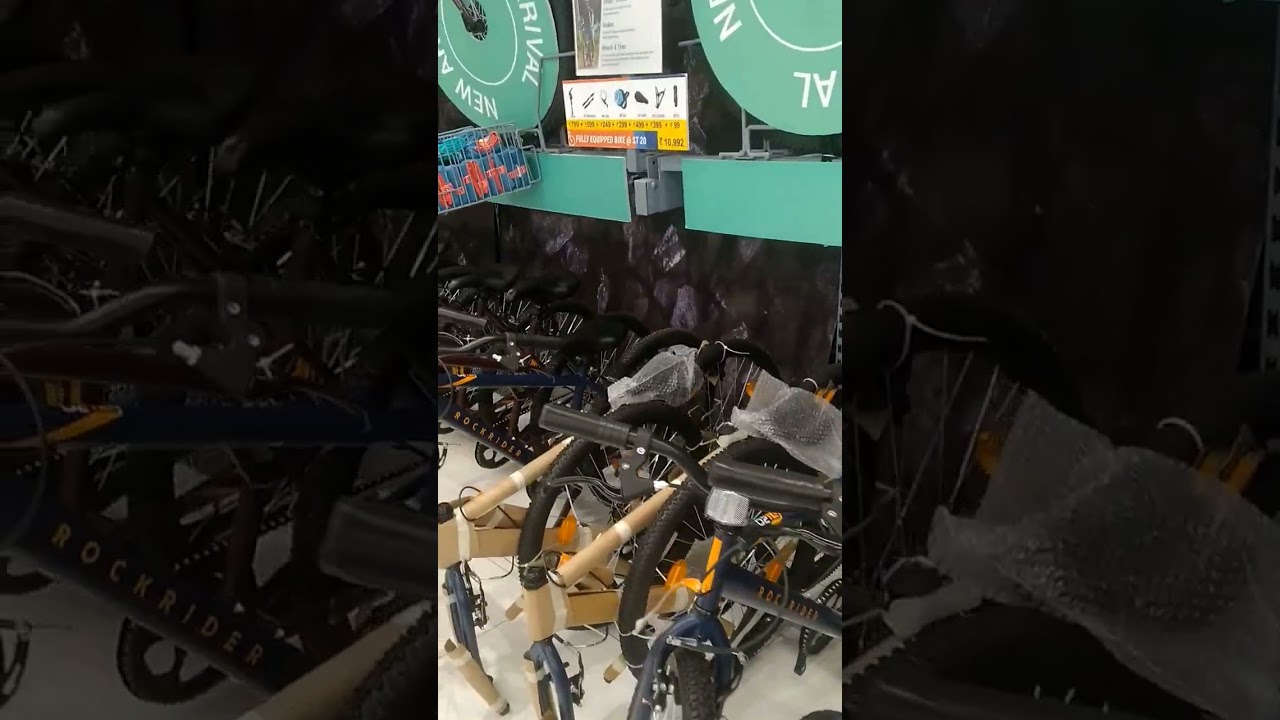 bicycles store @ decathlon hyd,have a visit