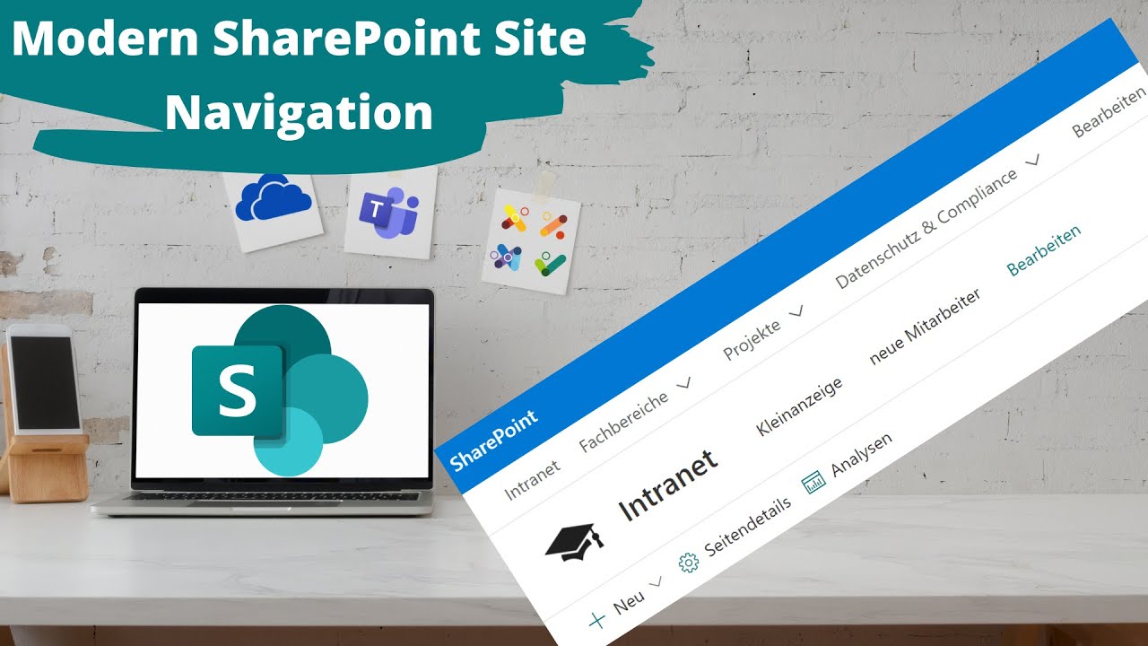 Modern SharePoint Site | 03 Hub-Navigation und Website-Navigation planen & aufbauen