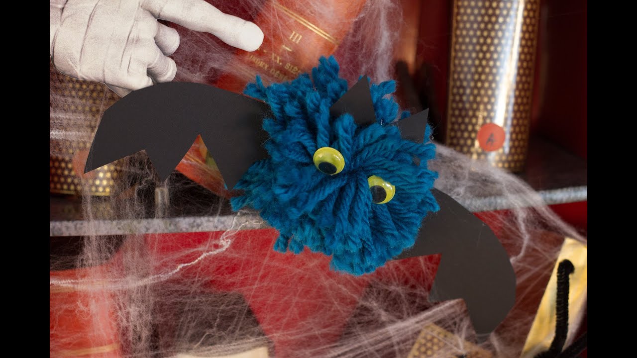 DIY Halloween - Comment faire un pompon chauve-souris ?
