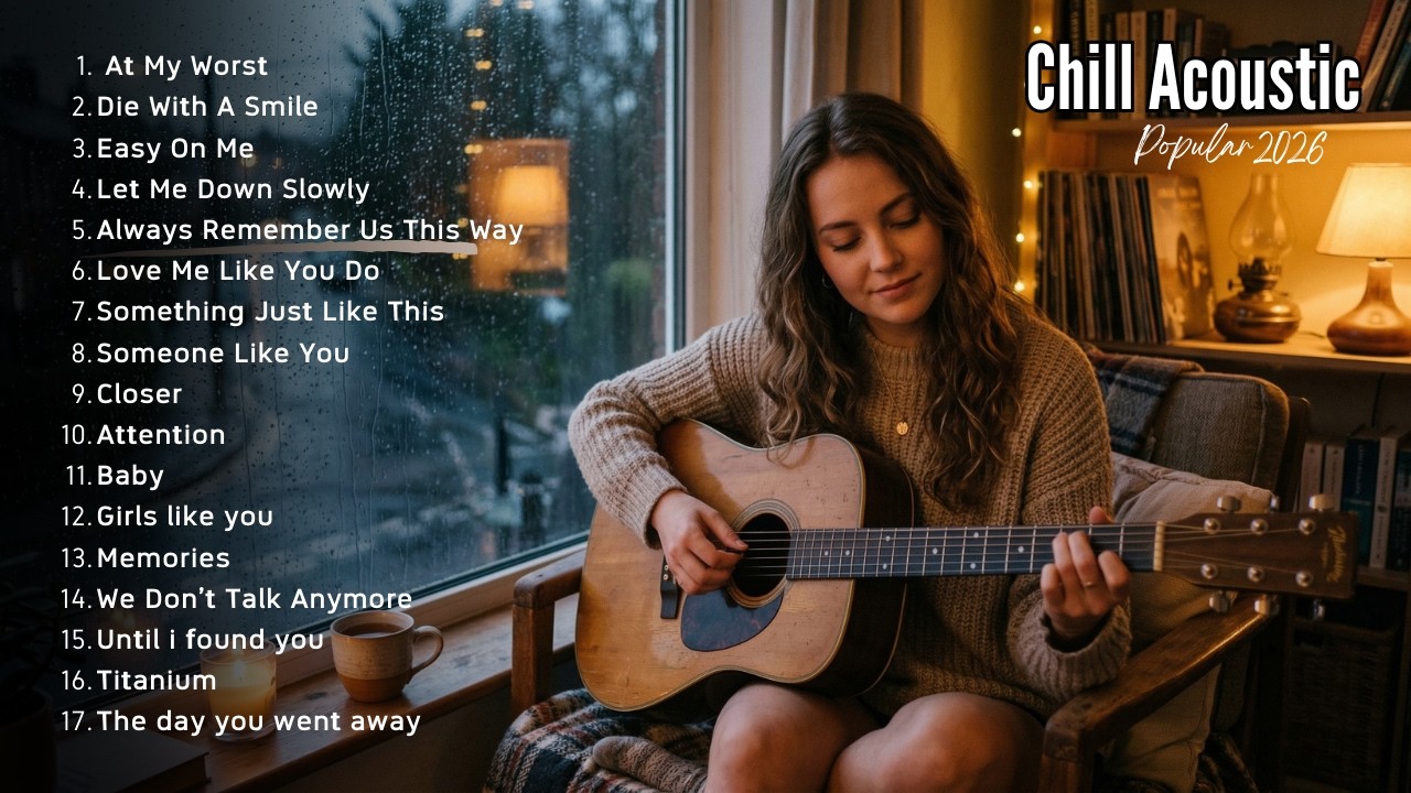 Chill Acoustic Playlist 2026: Love Songs for Work & Study Background