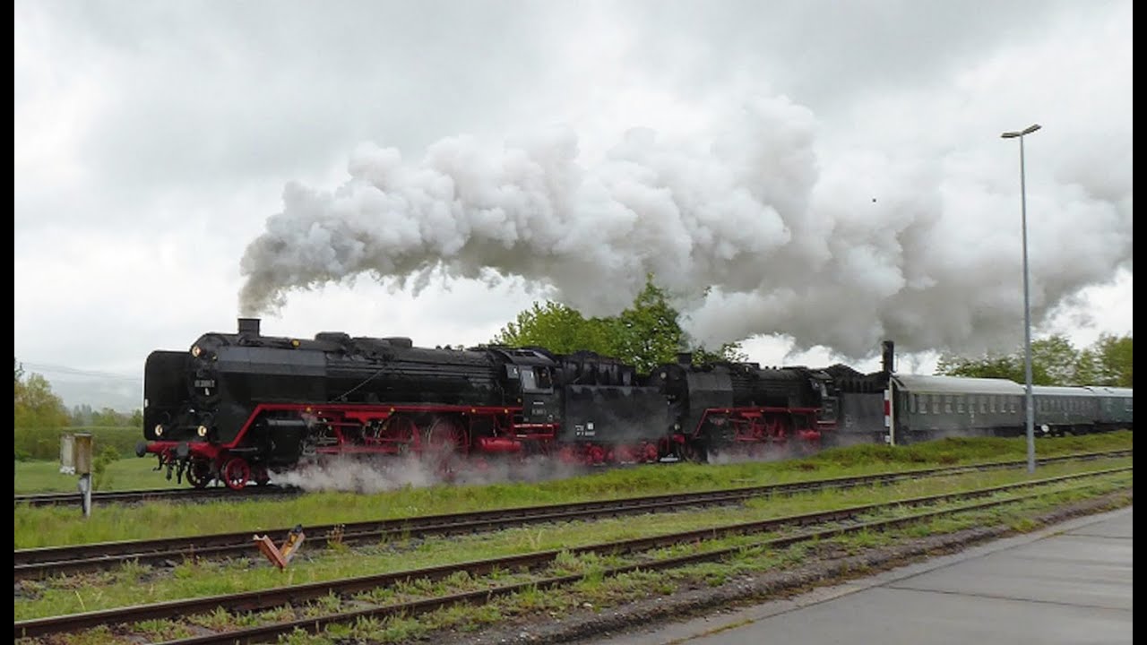 Großohren 01 2066-7 und 01 2118-6 unterwegs im Thüringer Wald am 11.05.2019