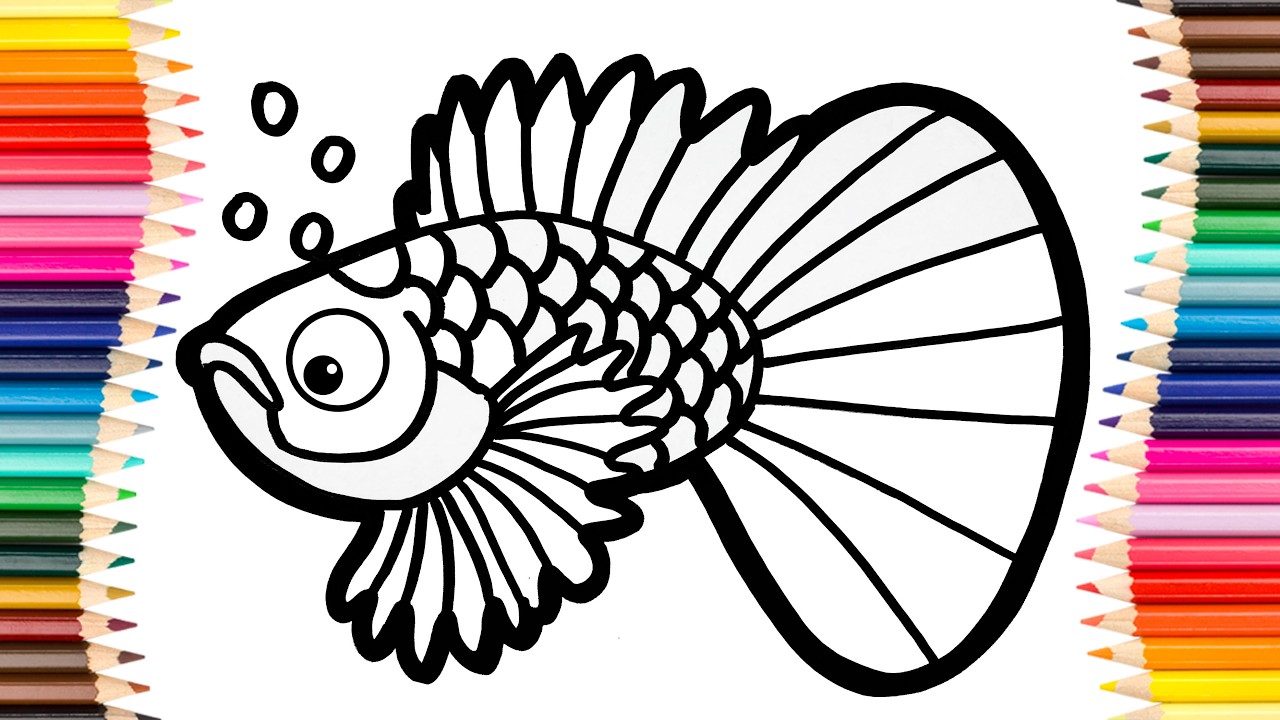 Let's Draw a Fish for Kids