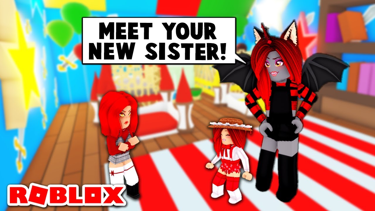My Child Meet's Their NEW BABY Sister In Adopt Me! (Roblox)