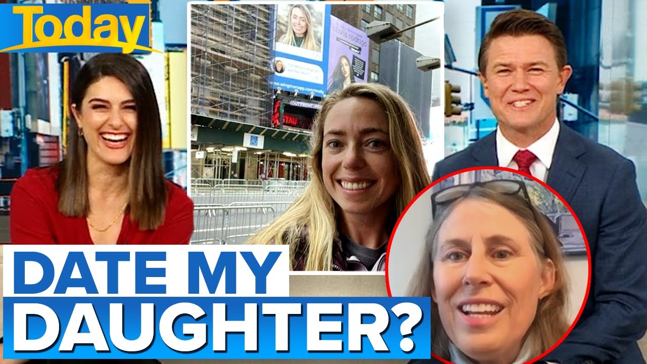 Mum places dating ad for daughter on Times Square billboard | Today Show Australia