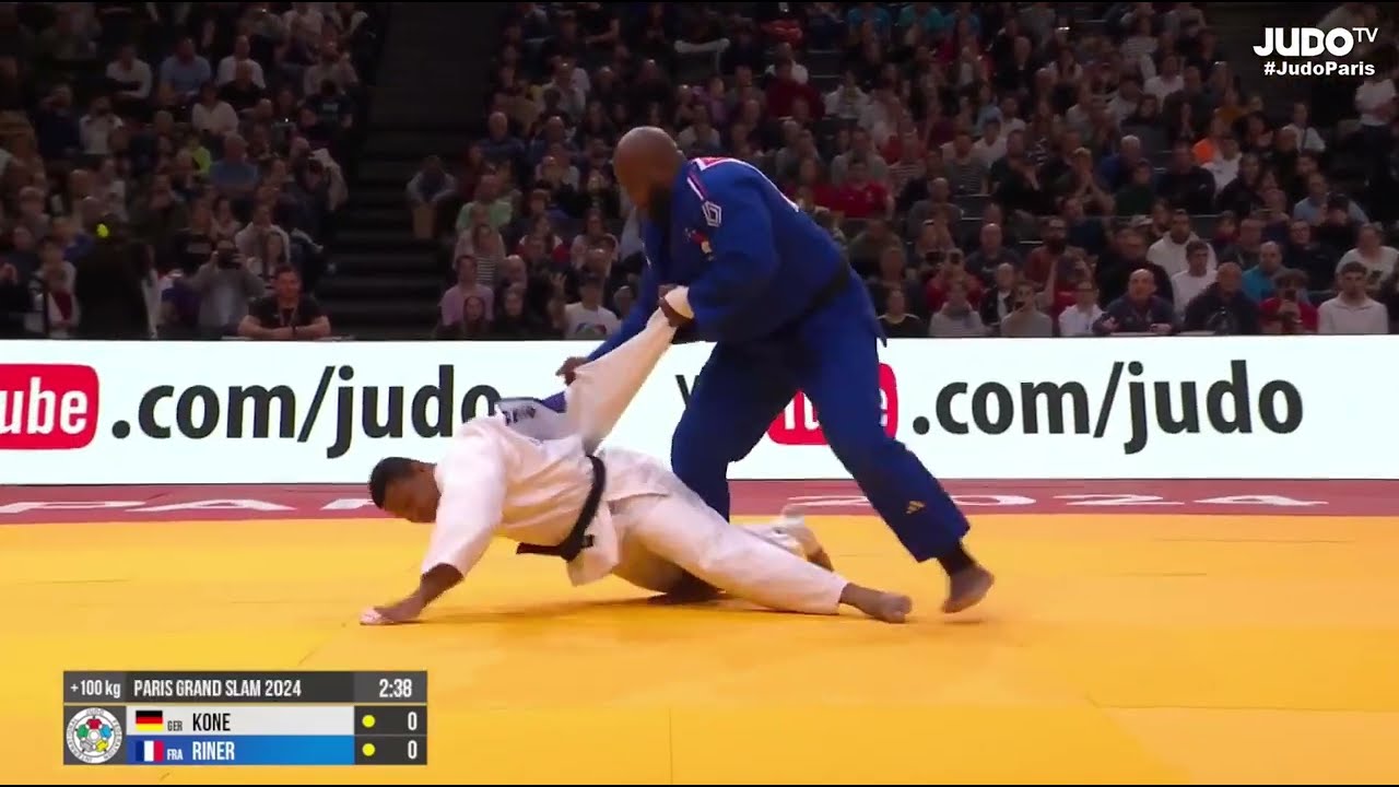 L. KONE (GER) VS T. RINER (FRA) | Paris Grand Slam 2024 | Quarter-Final +100 Kg