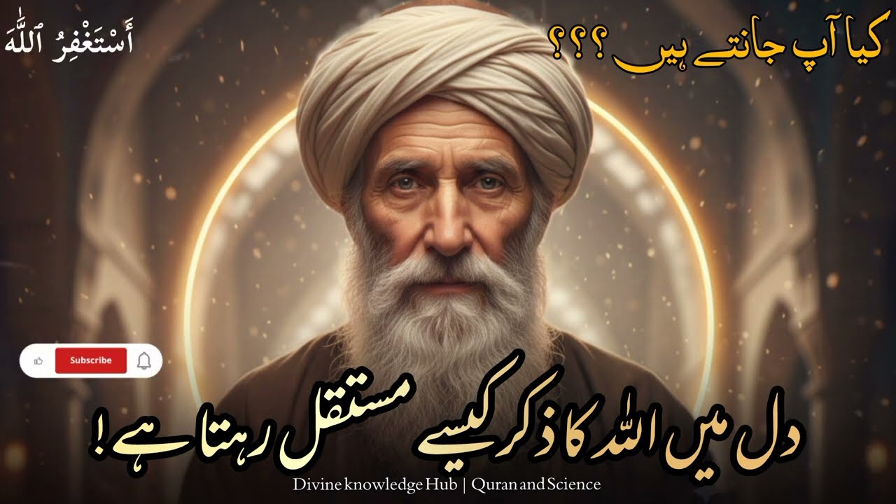 Zikr e Allah Ka Asal Raaz  | کیا آپ جاننا چاہتے ہیں کہ دل میں اللہ کا ذکر کیسے مستقل رہتا ہے؟