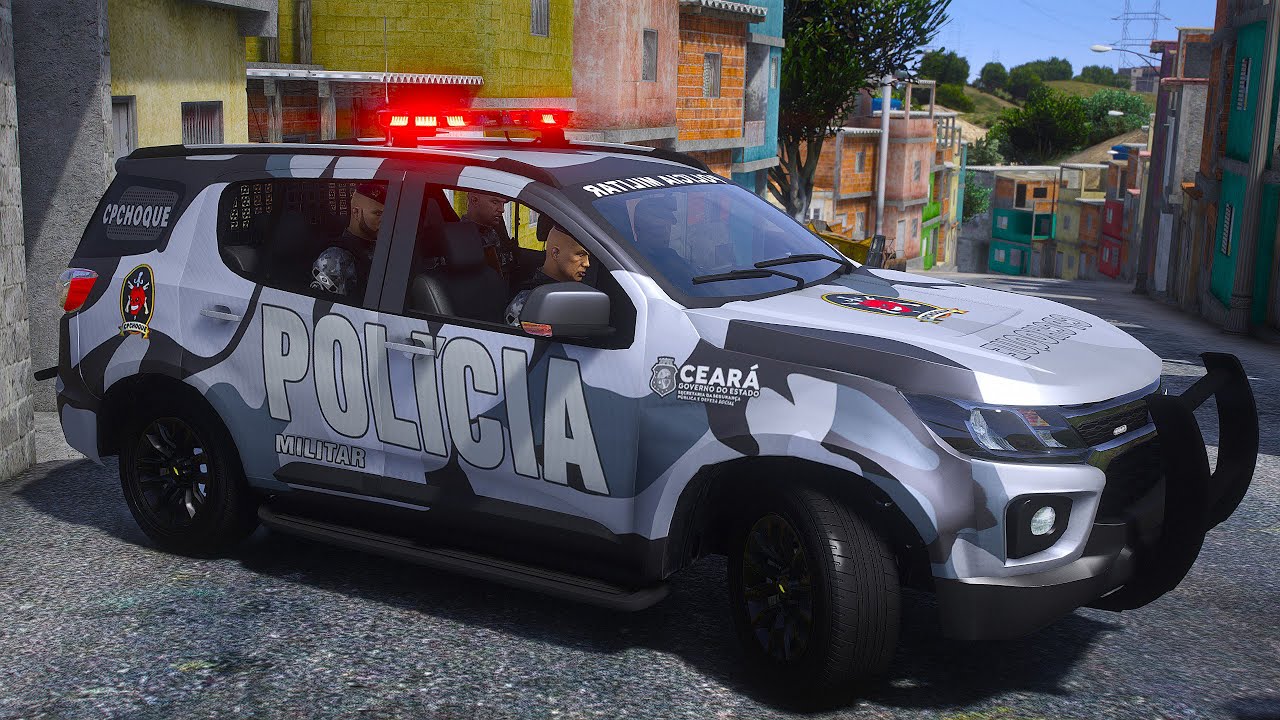 PERSEGUIÇÃO + CONFRONTO COM O CPCHOQUE PMCE | GTA 5 POLICIAL