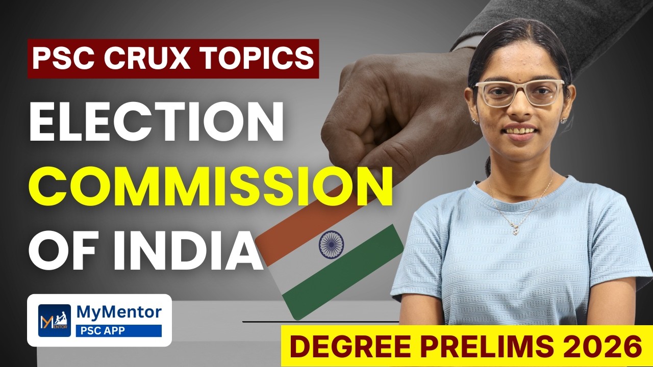 Election Commission of India | PSC Crux Topics | Important Facts #degreeprelims2026