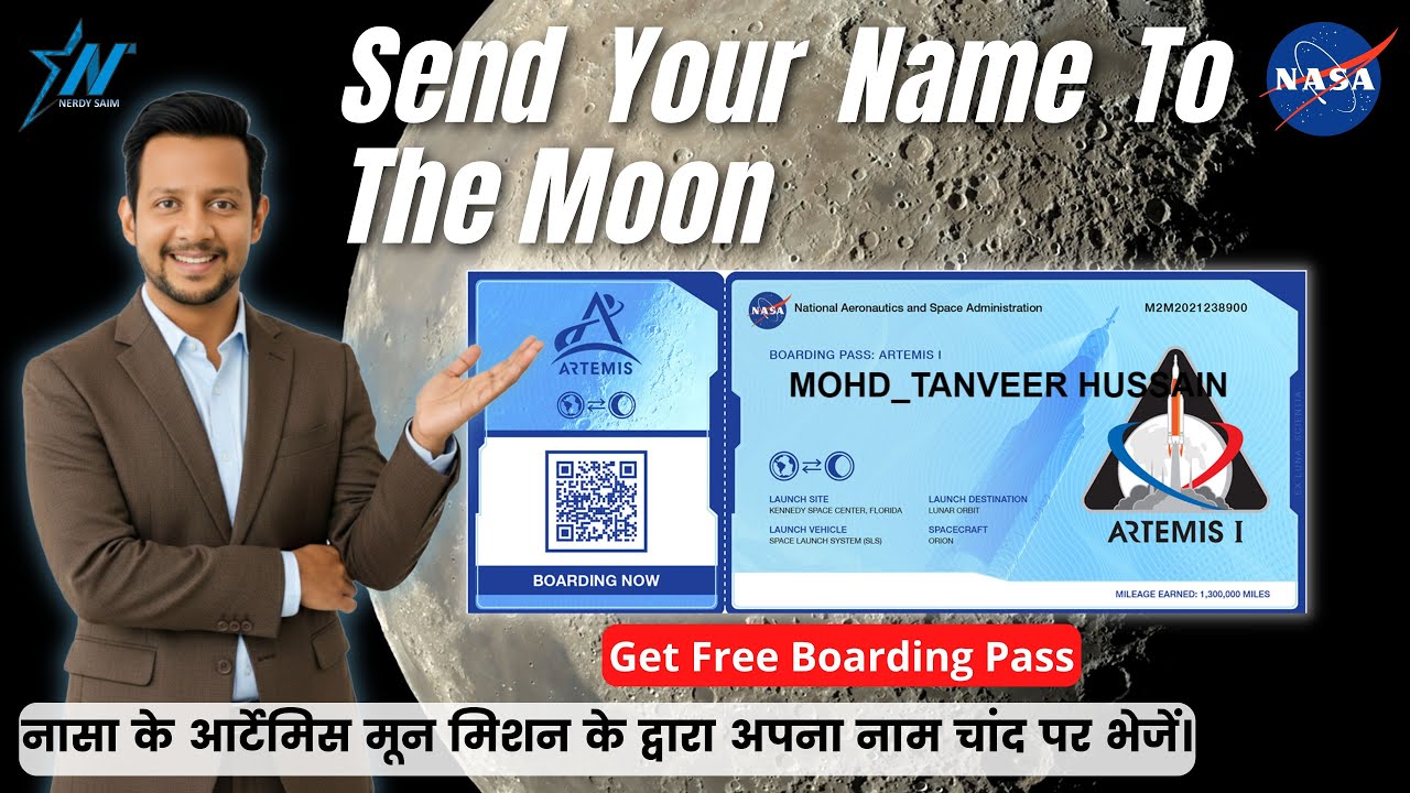 Send Your Name To The Moon | NASA Artemis Moon Missions