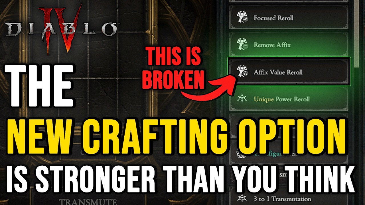 This New Crafting Option is OP as Hell!! - Diablo 4 Season 15