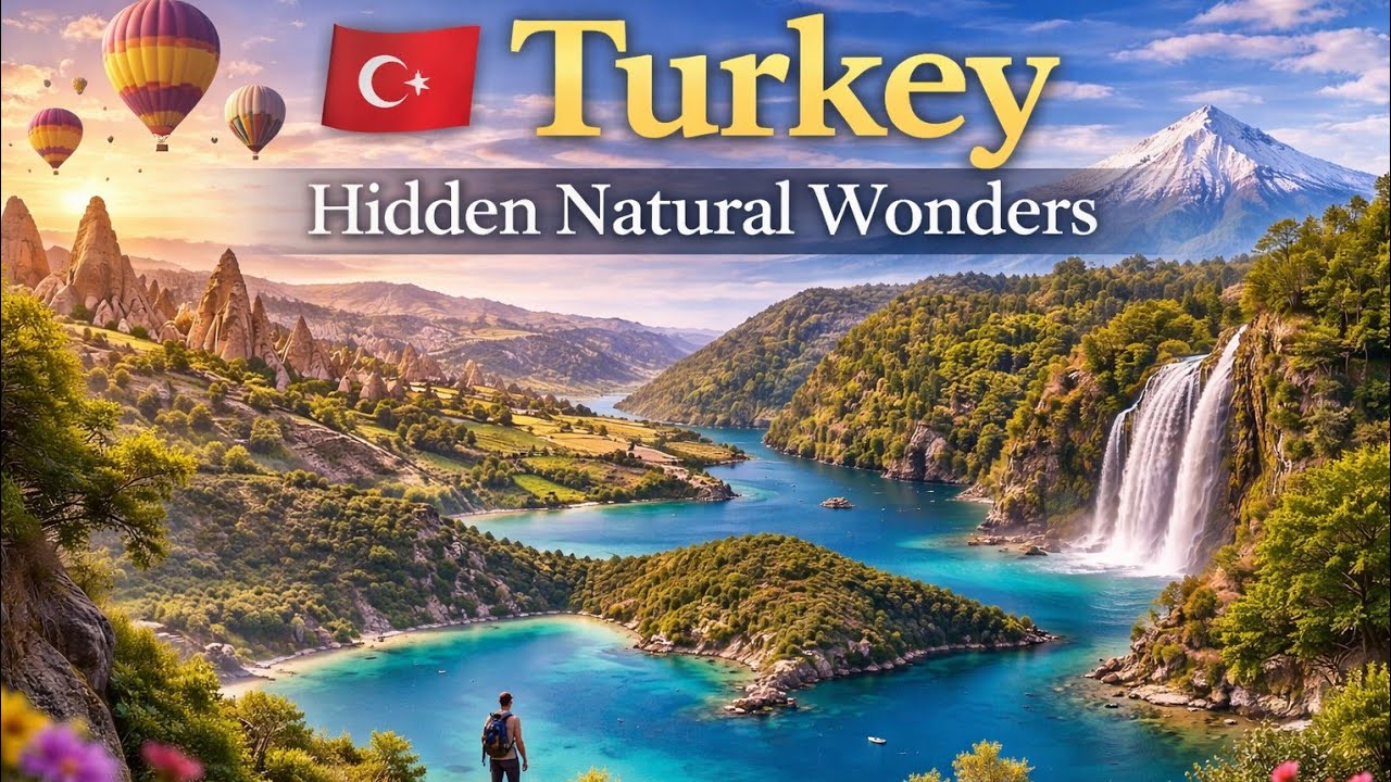 Turkey 🇹🇷 – Hidden Natural Wonders | Mountains, Beaches & Magical Landscapes