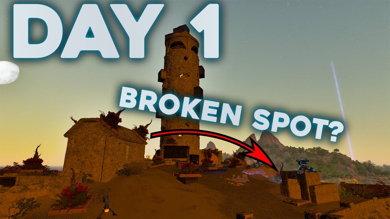 Claiming a BROKEN Cave on NEW Ragnarok DAY 1 ASA! Ark Survival Ascended!