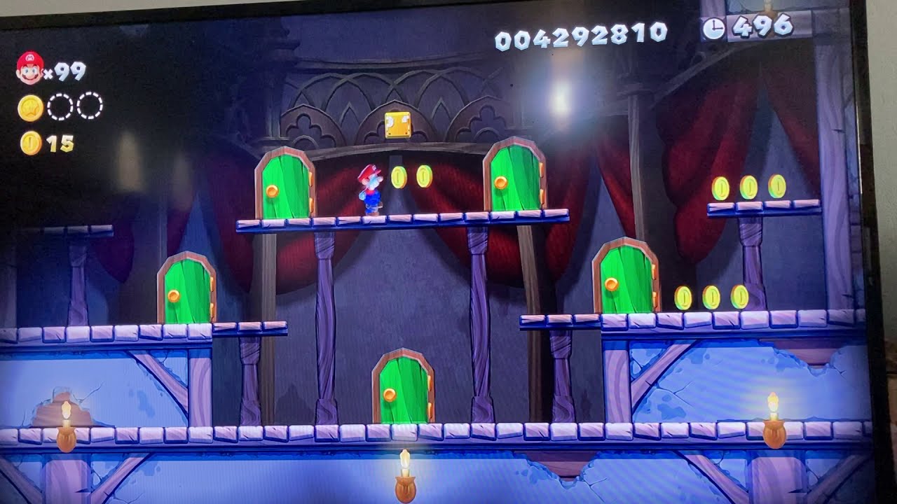 New Super Mario bros U deluxe: Secret warp exit for world 5