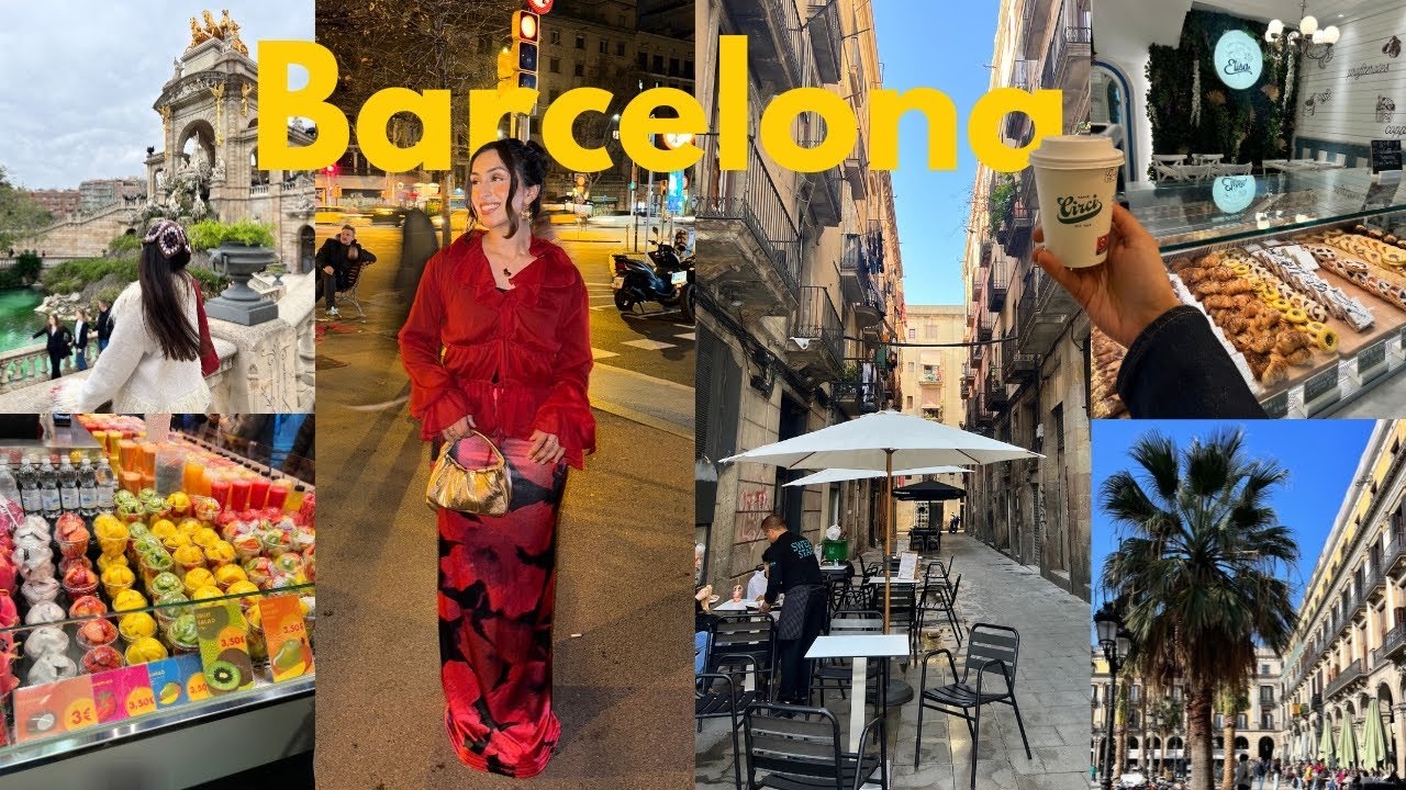 BARCELONA VLOG 💃🏽✈️ Sagrada familia, Flamenco show & Halal food spots