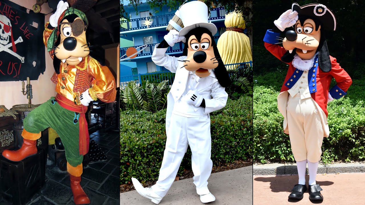 Goofy Through The Years & Seasons - Character Meet & Greet Montage at Disney Parks 1990-2020