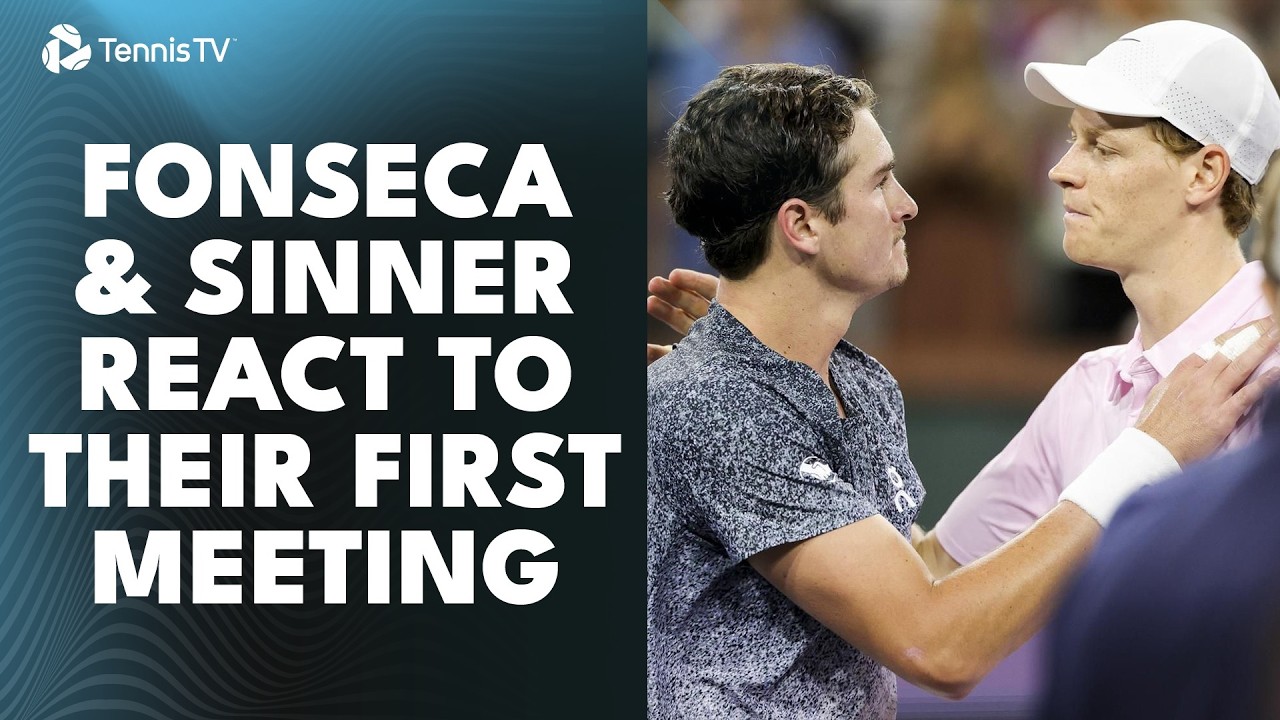Jannik Sinner and Joao Fonseca Reflect On Their First Meeting | Indian Wells 2026