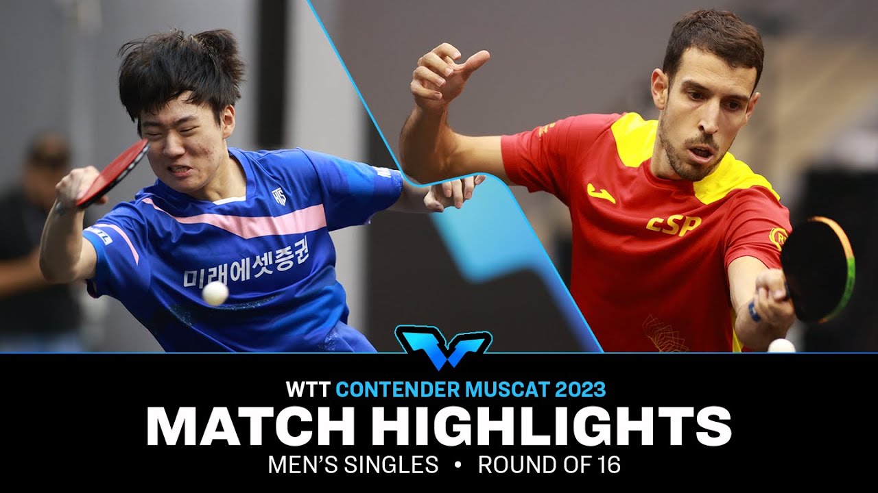 Alvaro Robles vs Oh Junsung | MS R16 | WTT Contender Muscat 2023