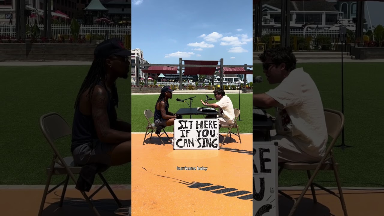 Sit here if you can sing 3
