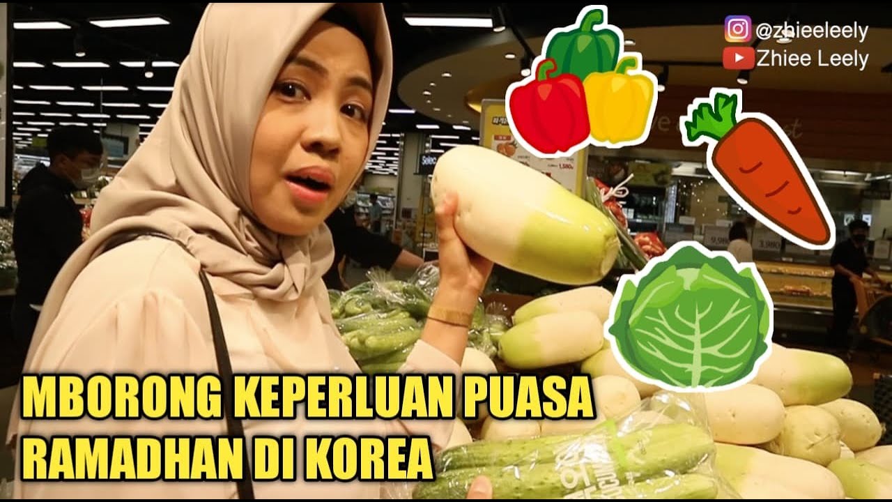 BELANJA BULANAN PUASA RAMADHAN DI SUPERMARKET KOREA
