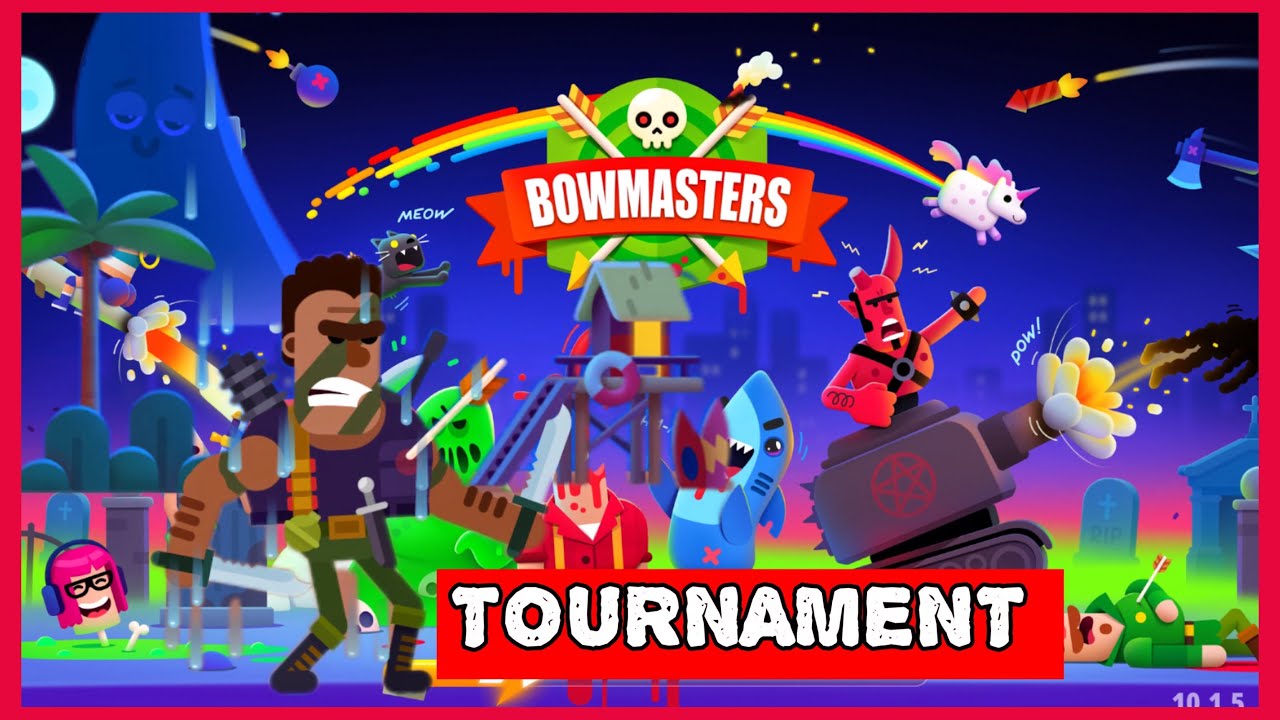 Bowmasters Tournament: ARNOLD THE UNSTOPPABLE! 🕶️🔥