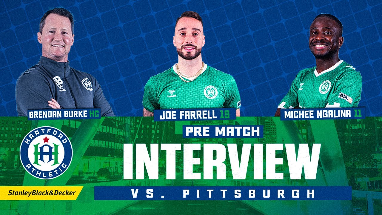 USL Playoffs Pre Match Interviews 🎤 | Hartford 🆚 Pittsburgh | Presented by Stanley Black and Decker