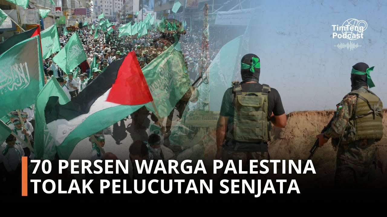 70 PERSEN WARGA PALESTINA TOLAK PELUCUTAN SENJATA