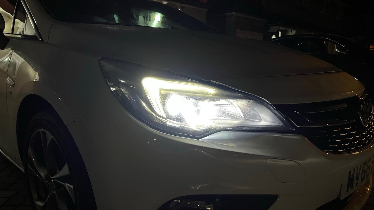 Astra K LED Headlight Upgrade
