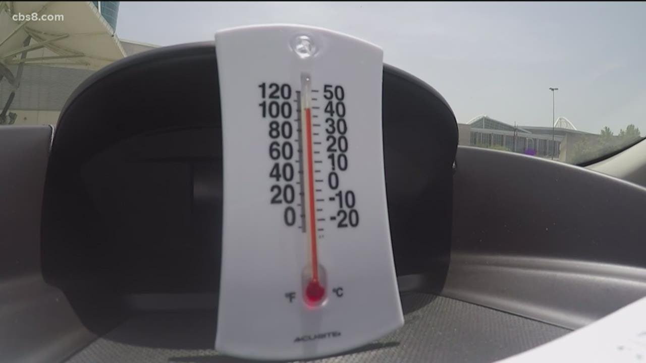 Fire danger risk across San Diego during heat advisory