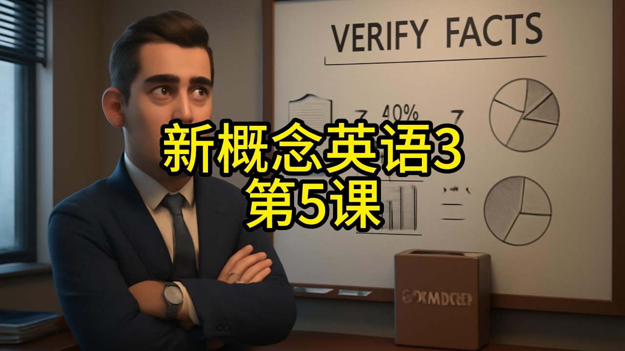 📰 为数清1084级台阶，记者竟被送入监狱？新概念3【讽刺喜剧动画】第5课 The facts of the matter | 揭露新闻业的荒诞内卷！