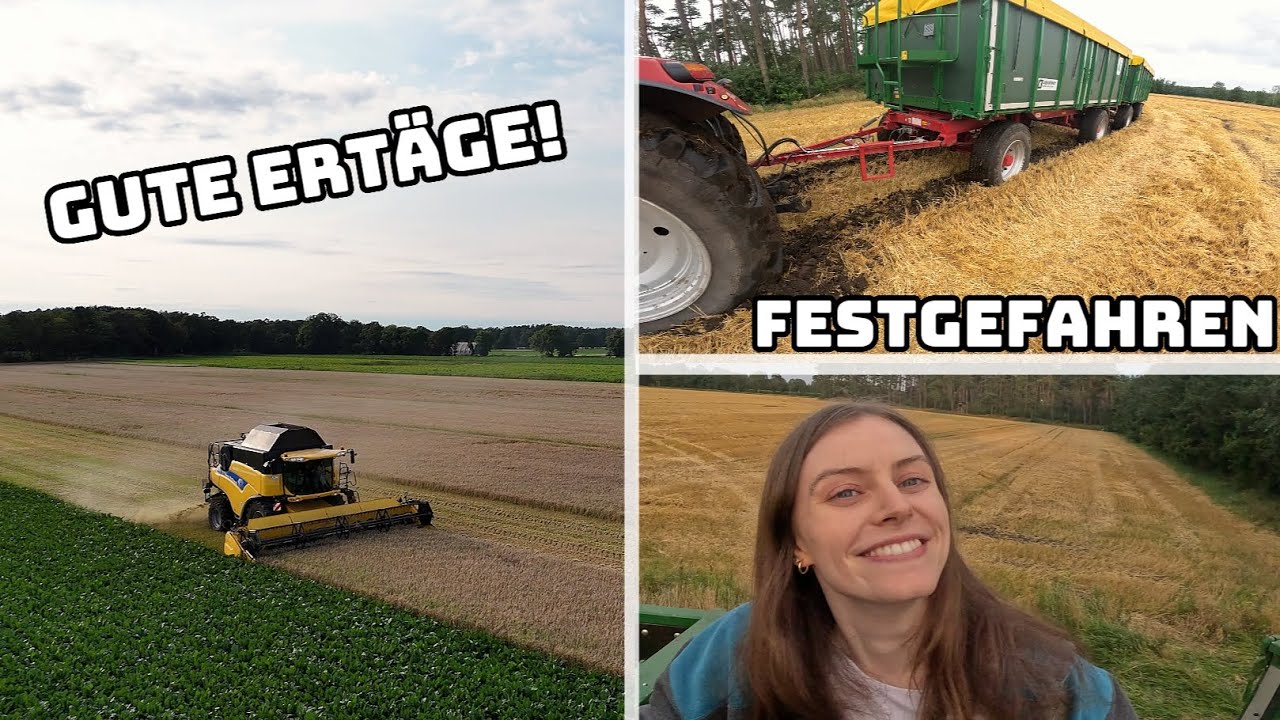 Die Gerste ist ab | Freundin fährt mit 40 Tonnen | Technisches Problem beim Maxxum | Farmvlog #136