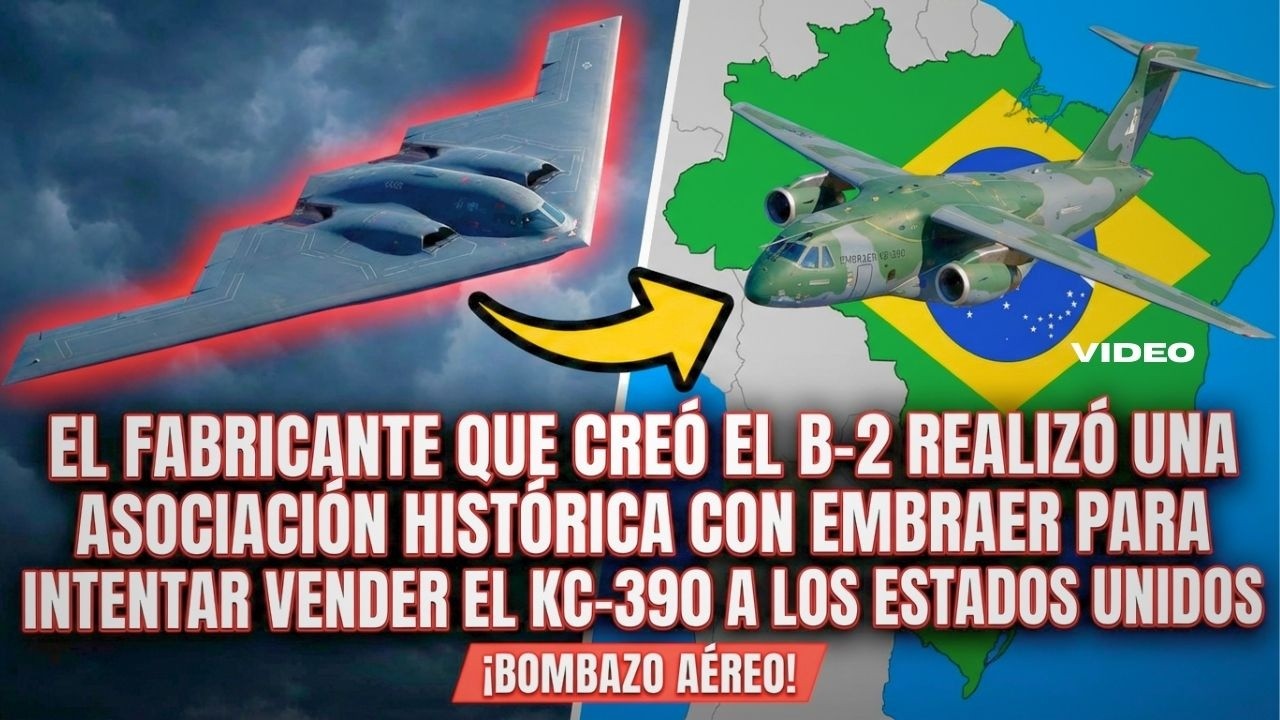 NG firma con Embraer para ofrecer el KC-390 a la USAF – el fabricante del B-2 Spirit