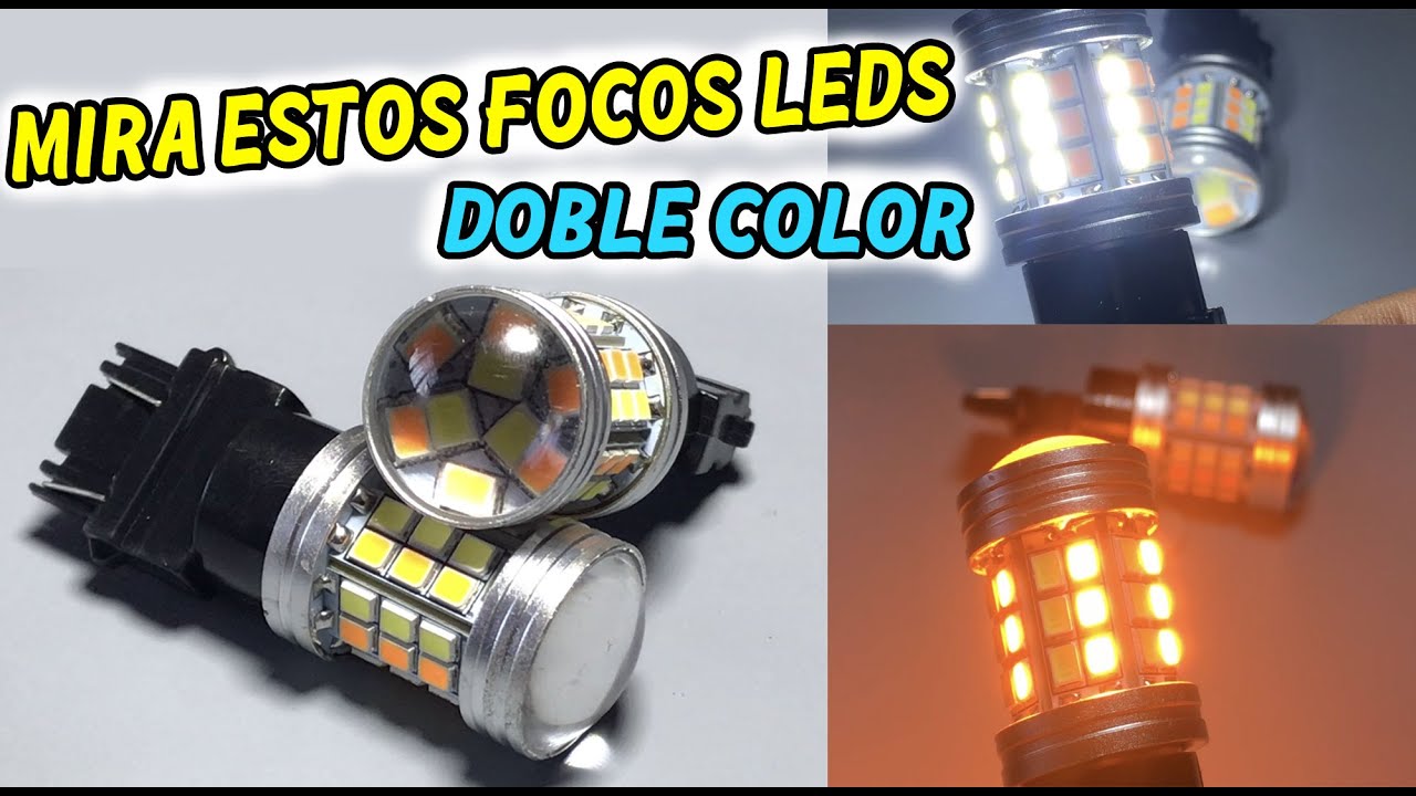 Compre Estos Focos Leds 3157 Doble Función Luz Cuartos y Luz Direccionales