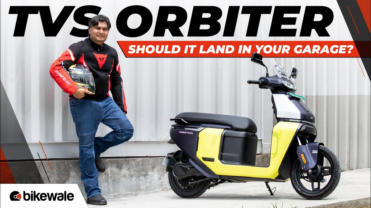 Обзор TVS Orbiter. Оригинальный и практичный электросамокат. Купить? BikeWale
