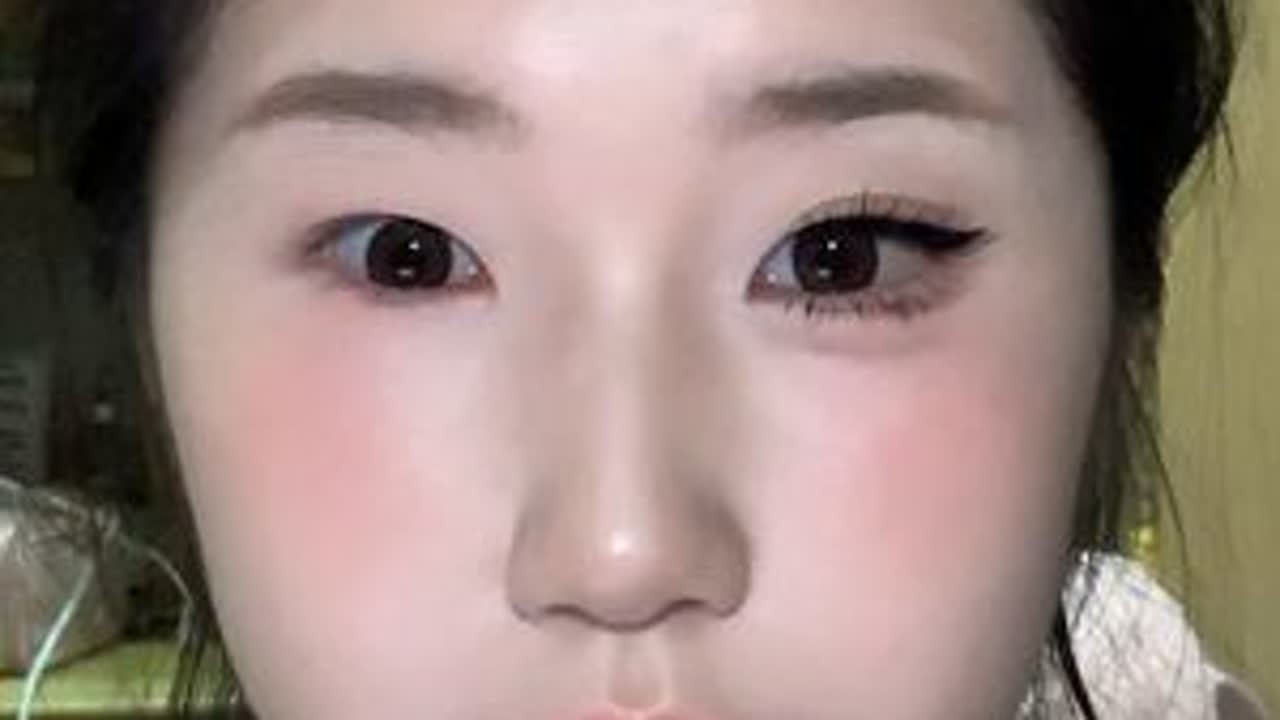 这个无敌放大双眼的妆教来喽（其实是上一个视频的眼妆妆教）#新手化妆教程 #妆教 #眼妆 #方圆脸 #肿眼泡