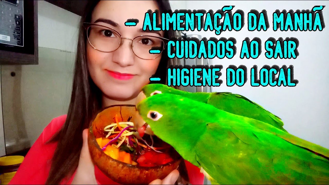 ROTINA DA MANH&Atilde; CUIDANDO DAS MARITACAS