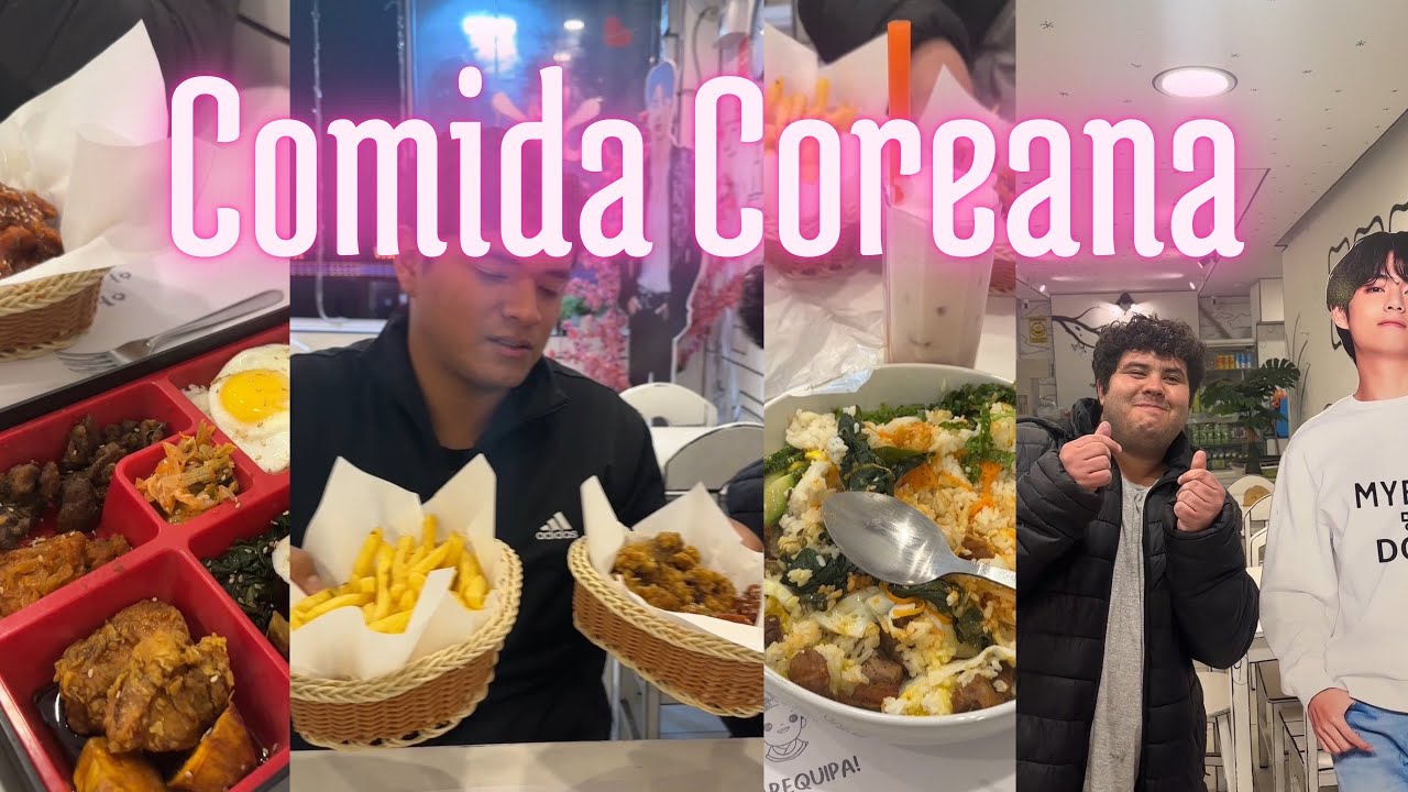 Probando comida COREANA en PERÚ