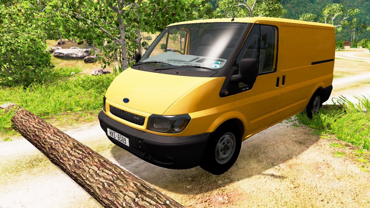 Cars vs Fallen Tree #4 - BeamNG.drive