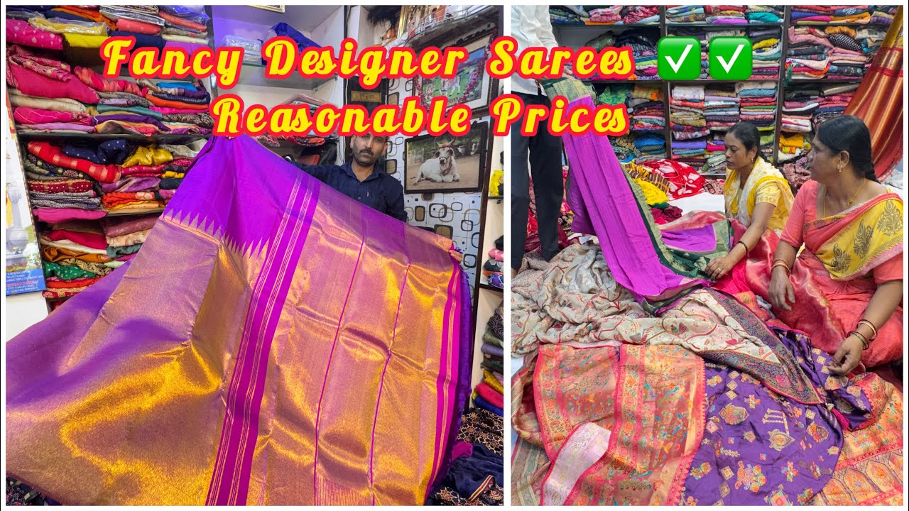 Fancy Designer Sarees Reasonable Prices | Modal, Ajrakh, Gajji Silk | RT Street Best Sarees Store