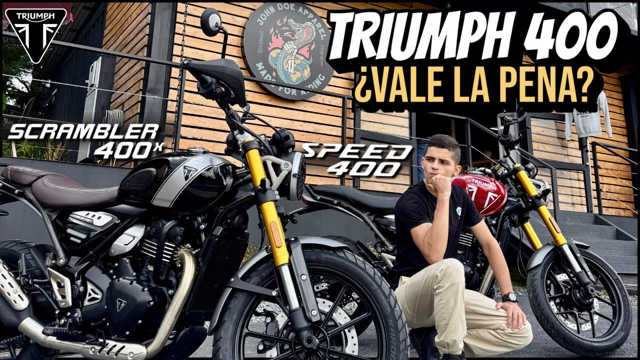✅ TRIUMPH 400 | 🔥SCRAMBLER & SPEED | 🔍REVIEW COMPLETA