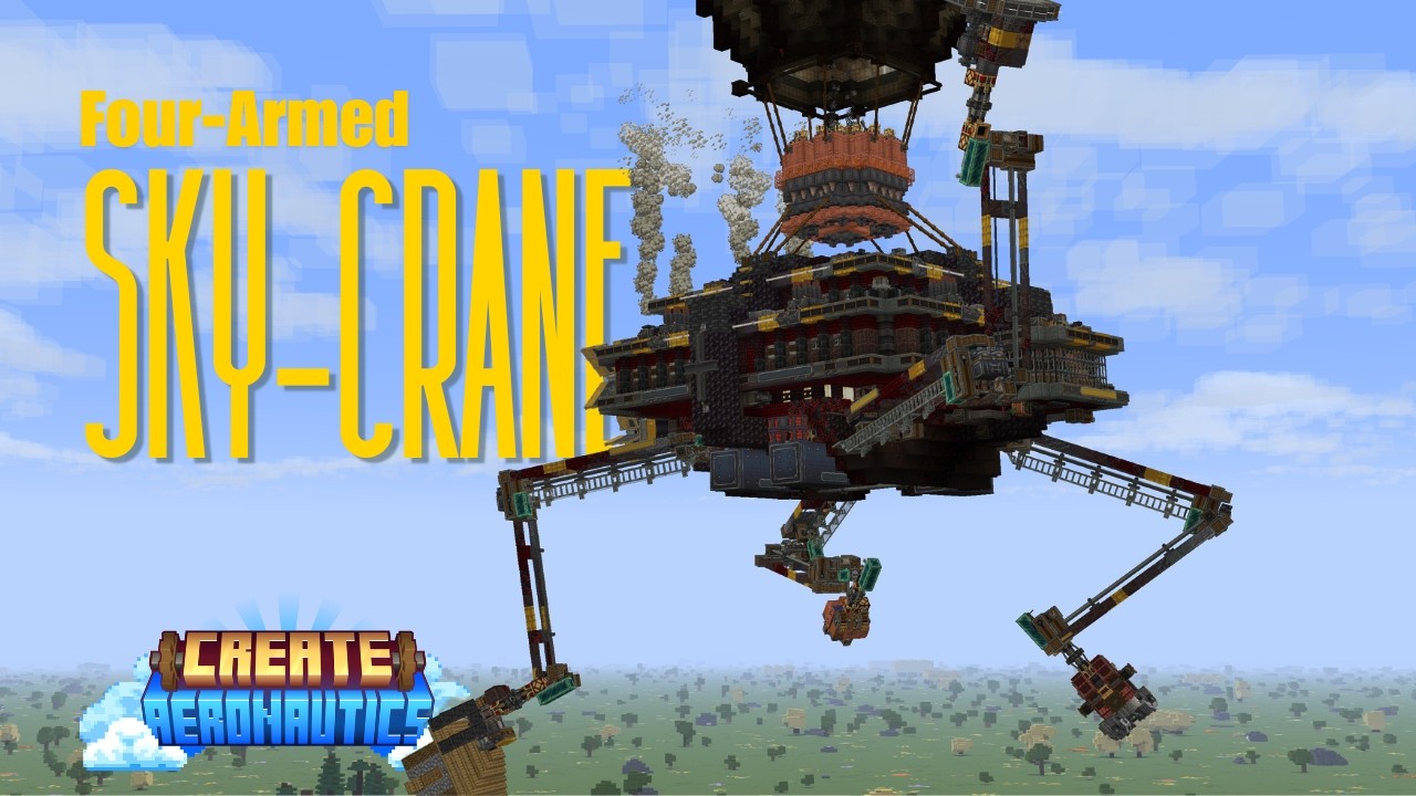 I Built a Sky-Crane with Create: Aeronautics | The Testudinata