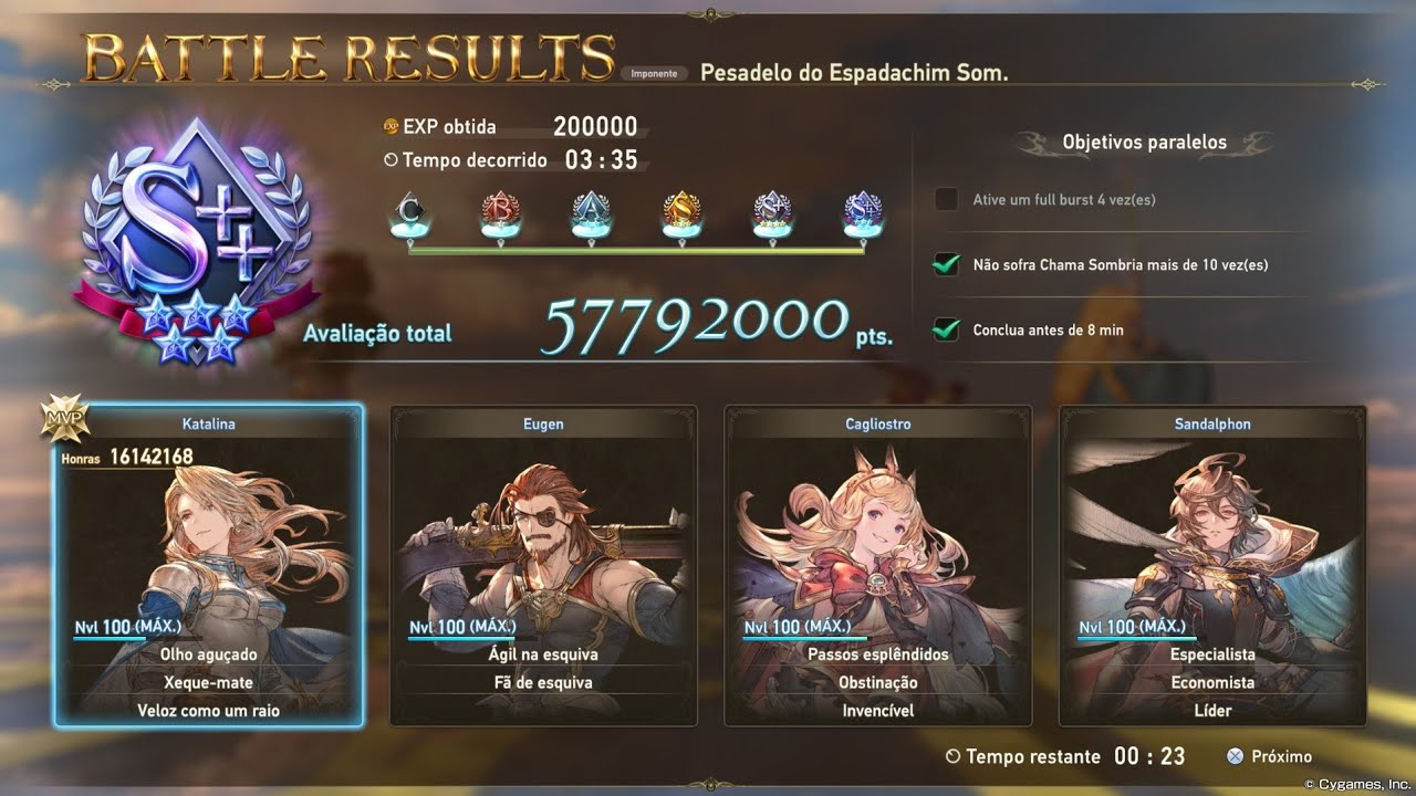 Dark Swordsman's Nightmare - Katalina & AI [3:35 IGT] - Granblue Fantasy: Relink