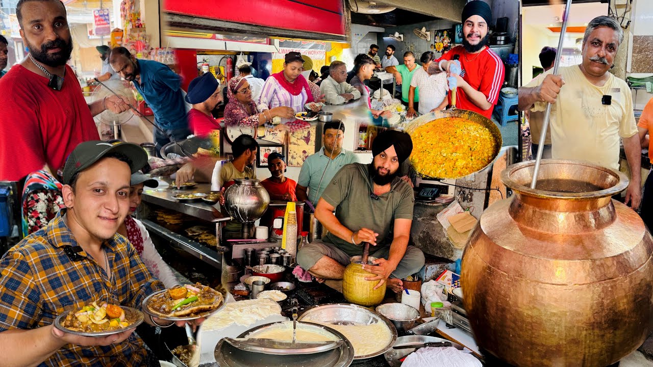 Top 5 Street Food In Amritsar | Amritsari Kulcha,Paneer Bhurji,Punjabi Dhaba,Dip Kulcha,Lassi