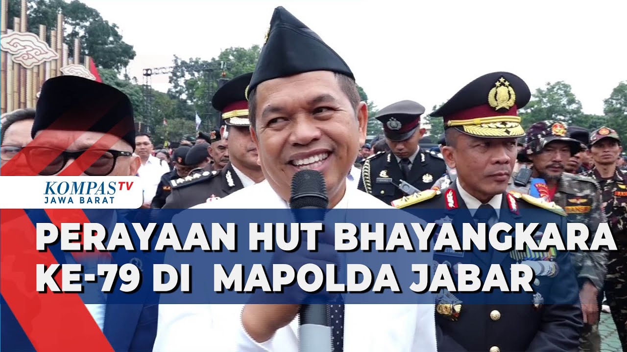 Gubernur KDM Hadiri Hut Bhayangkara Ke-79 di Mapolda Jabar