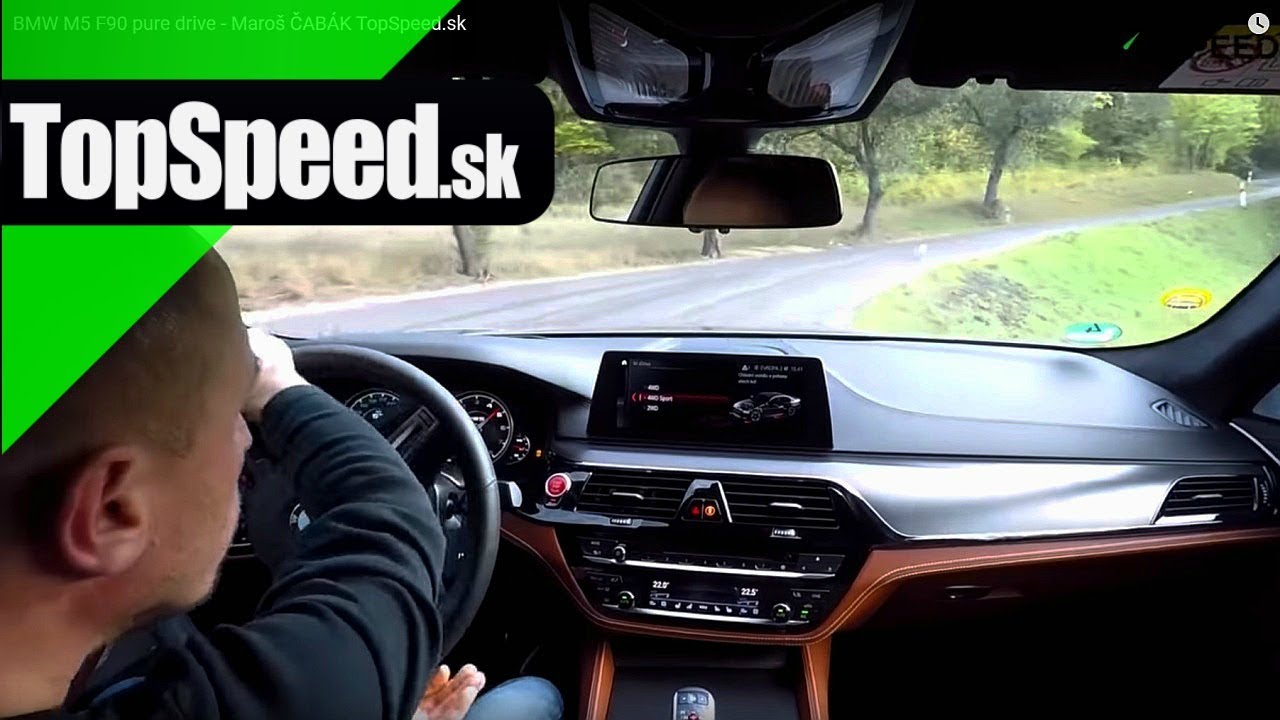 BMW M5 F90 pure drive - Maro&scaron; ČAB&Aacute;K TOPSPEED.sk