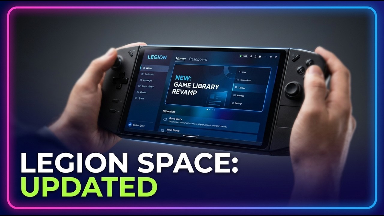 NEW LEGION SPACE UPDATE for the Legion GO (March 2026) with a Surprice new Feature.